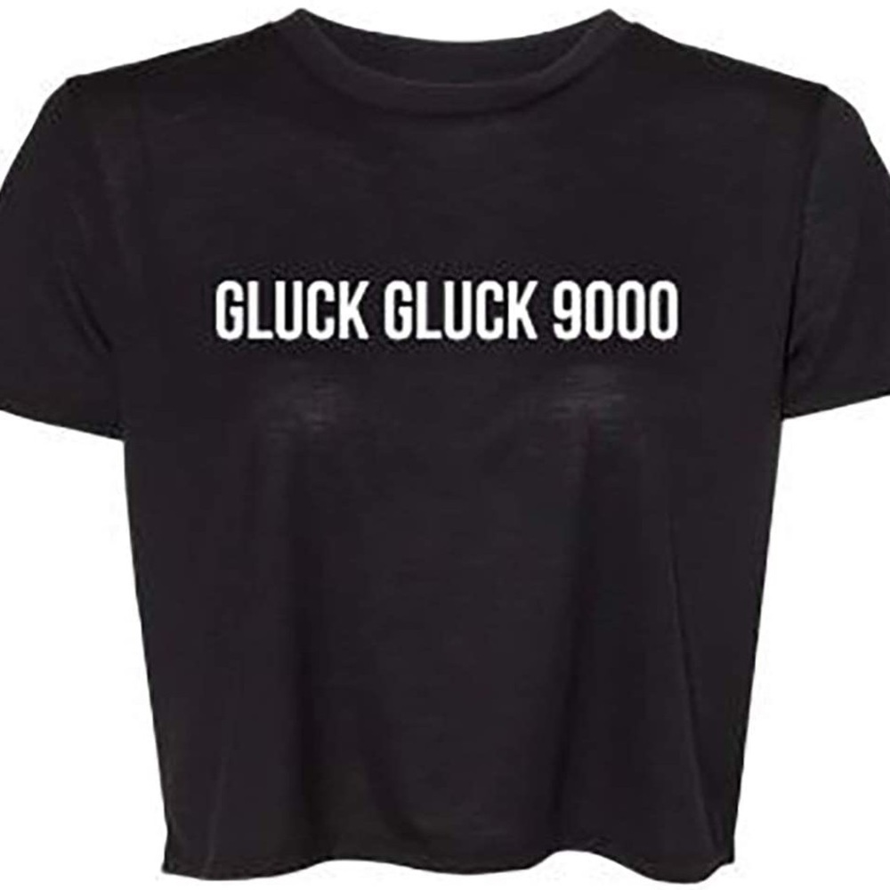 COPY - Call Her Daddy Gluck Gluck 9000 crop top